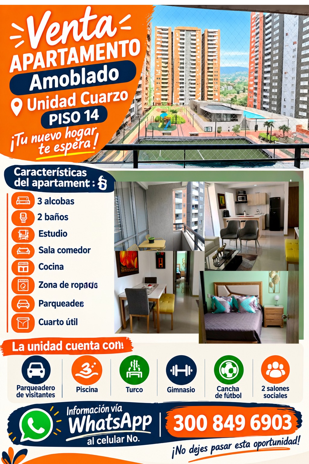 Apartamento en venta en Laureles, Medellín · foto 3 de 20