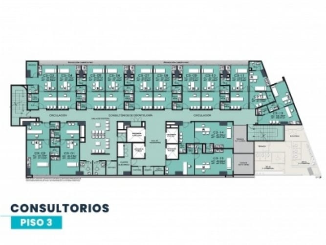 Consultorio en venta en Laureles, Medellín, 25 m² · foto 18 de 19