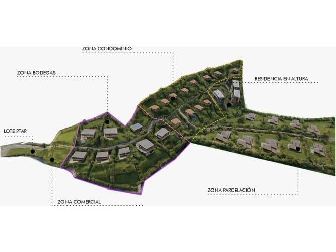 Lote en venta en Chaparral, Guarne, 800 m² · foto 4 de 5