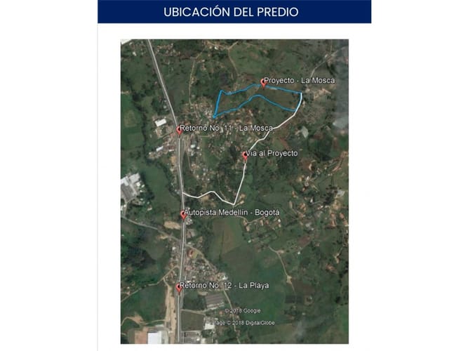 Lote en venta en La Mosca, Guarne, 40340 m² · foto 2 de 24