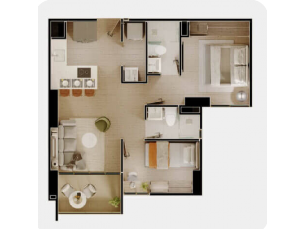 Apartamento en venta en Calasanz, Medellín · foto 13 de 13
