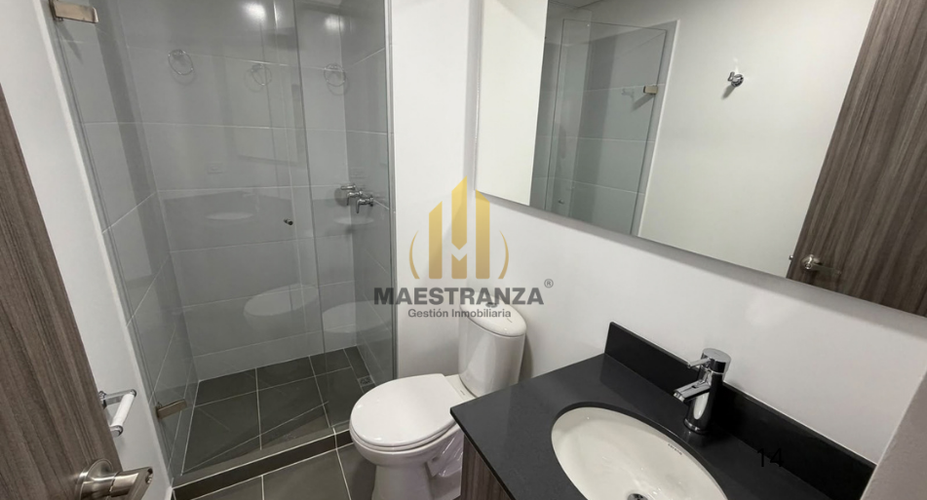 Apartamento de 3 alcobas en arriendo en Asomadera No.2, Medellín, 76 m² · foto 9 de 24