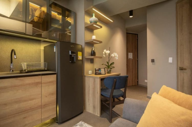 Apartaestudio en venta en Santa Paula, Bogotá, 19 m² · foto 7 de 14