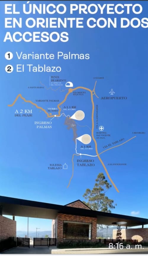 Lote en venta en La Convencion, Rionegro, 2654 m² · foto 17 de 17