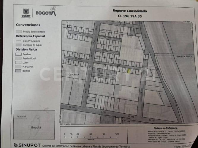 Lote en venta en Canaima, Zipaquirá, 78 m² · foto 6 de 6