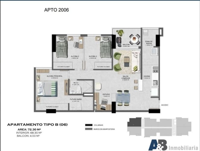 Apartamento en venta en Viviendas Del Sur, Itagüí · foto 17 de 17