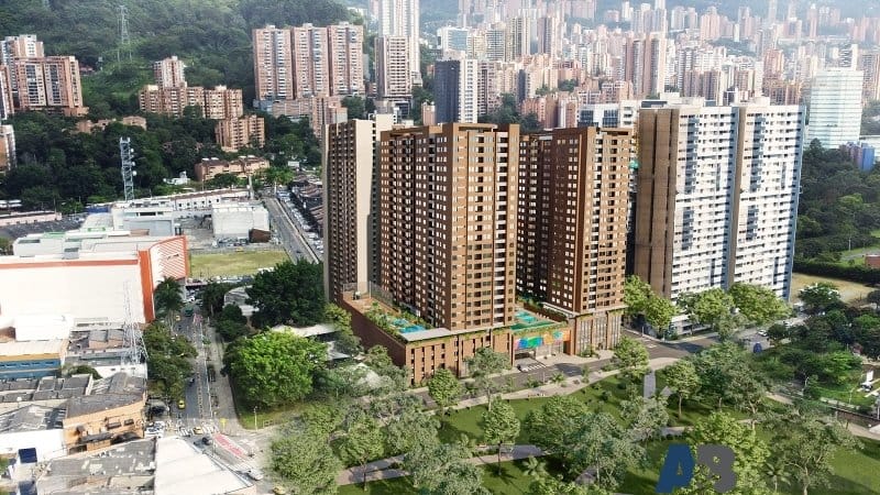 Apartamento de 3 alcobas en venta en Villa Carlota, Medellín, 72 m² · foto 3 de 16