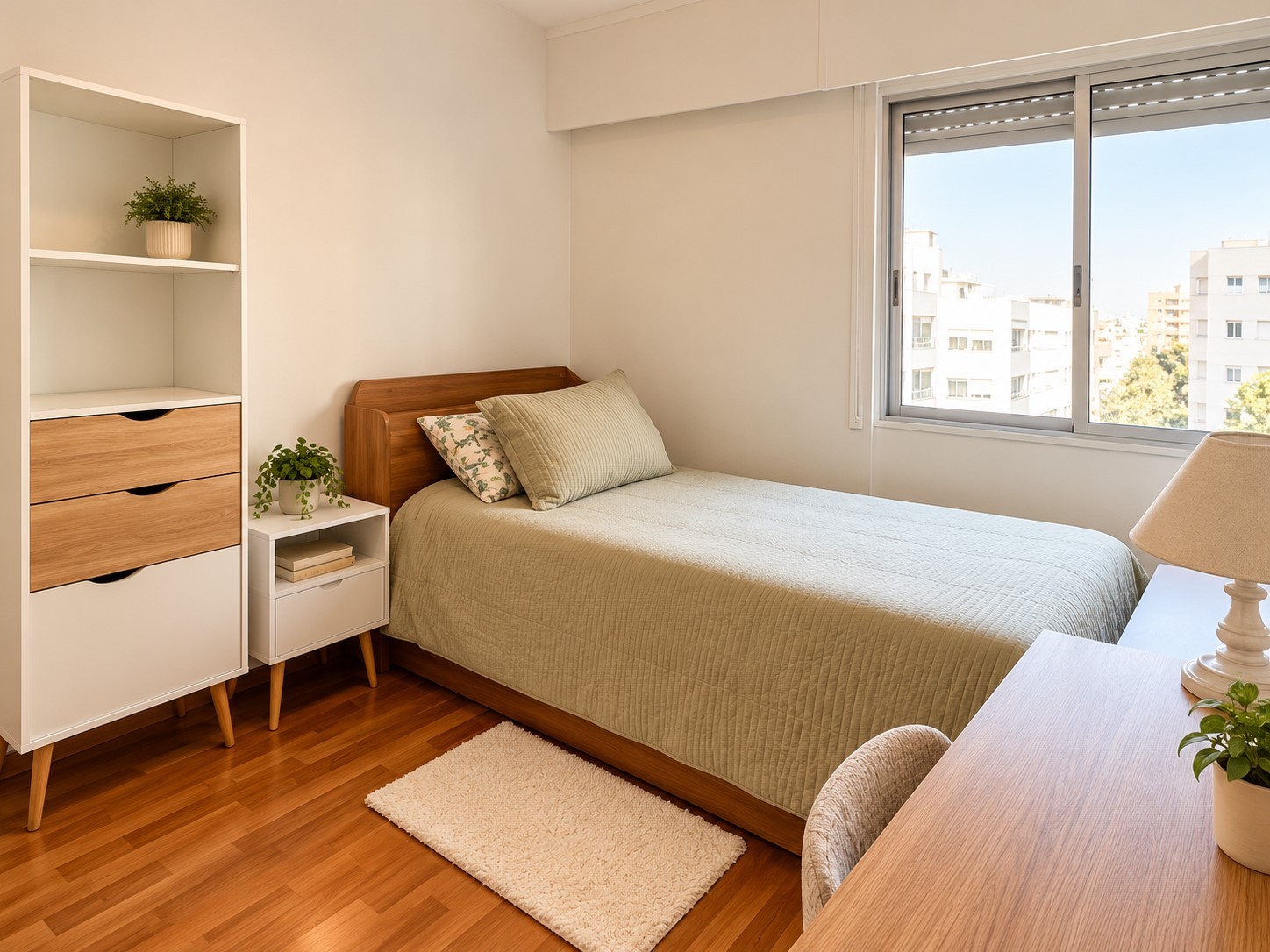 RAMBLA DE PUNTA CARRETAS  - ALQUILER APARTAMENTO DE 3 DORMITORIOS Y SERVICIO CON GARAJE Y MUEBLES · Foto 10