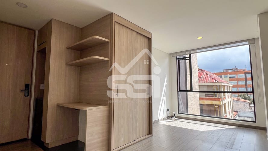 Apartamento de 1 alcoba en arriendo en El Contador, Bogotá, 22 m² · foto 14 de 15