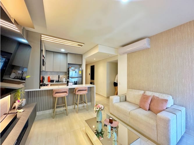 Apartamento de 2 alcobas en venta en Serena Del Mar, Cartagena, 58 m² · foto 3 de 13