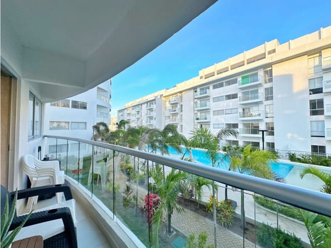 Apartamento de 2 alcobas en venta en Serena Del Mar, Cartagena, 58 m² · foto 6 de 13