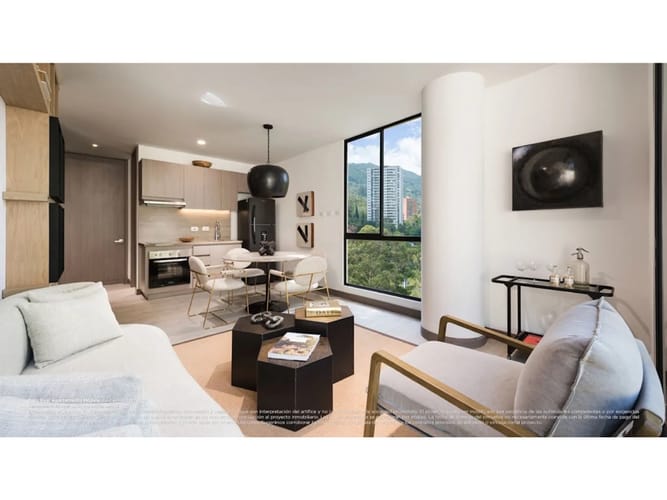 Apartaestudio en venta en Urbanización Las Cumbres, Medellín, 52 m² · foto 1 de 16