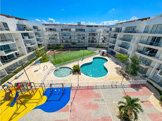 Apartamento de 1 alcoba en venta en Serena Del Mar, Cartagena, 61 m² · foto 4 de 10