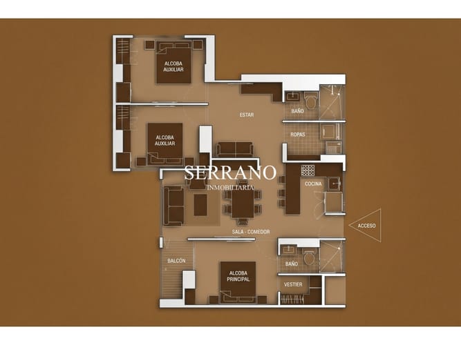 Apartamento de 3 alcobas en venta en Alvarez Las Americas, Bucaramanga, 86 m² · foto 2 de 13