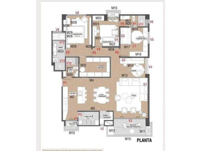 Apartamento de 3 alcobas en venta en Cerro Nutibara, Medellín, 144 m² · foto 18 de 18