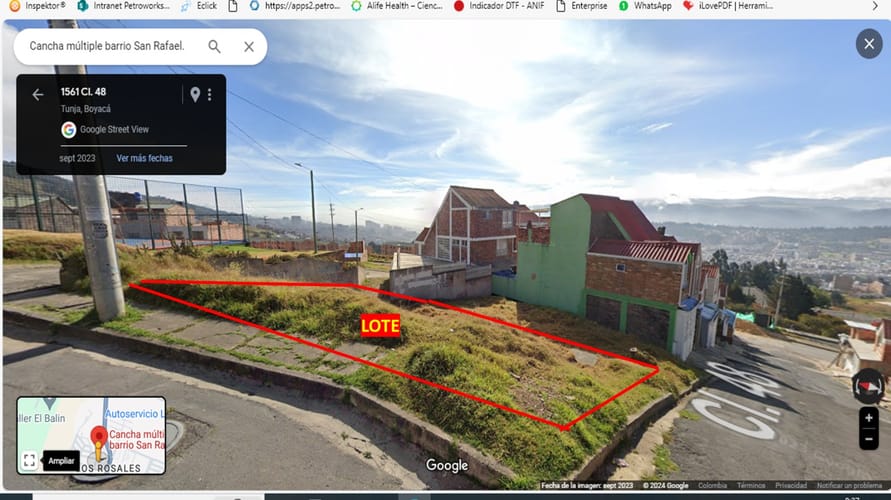Lote en venta en Tunja, Tunja, 126 m² · foto 2 de 19