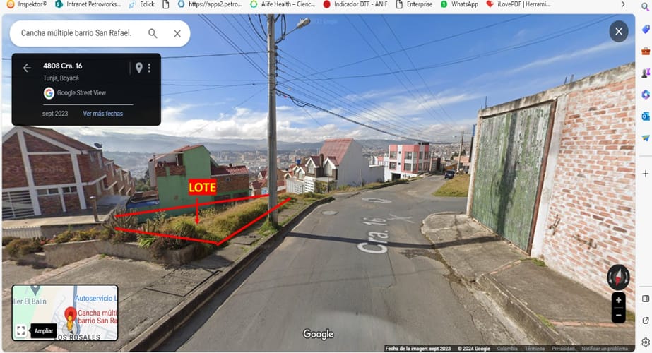 Lote en venta en Tunja, Tunja, 126 m² · foto 3 de 19
