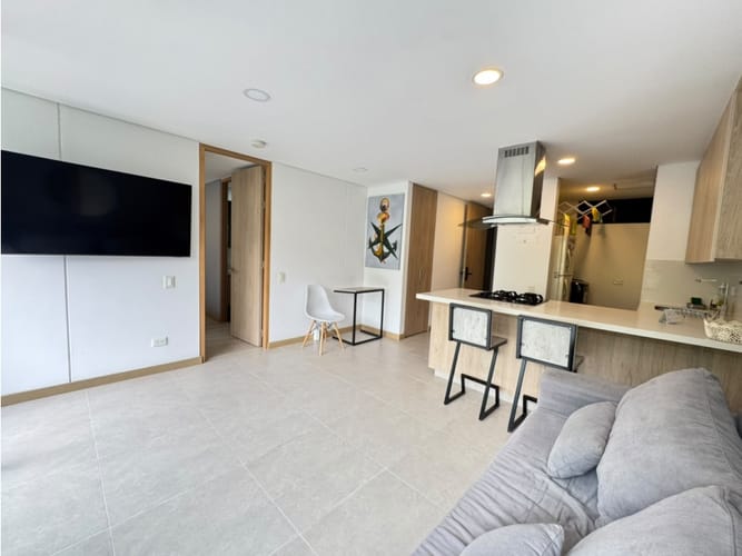 Apartamento de 1 alcoba en arriendo en El Poblado, Medellín, 55 m² · foto 3 de 11