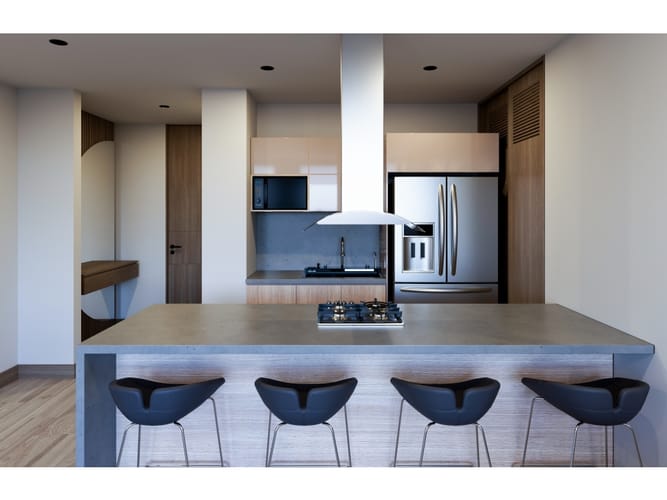 Apartamento de 2 alcobas en venta en El Contador, Bogotá, 84 m² · foto 3 de 5