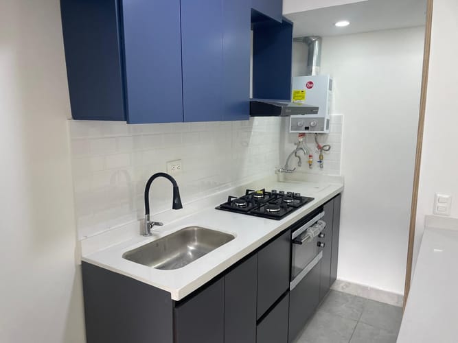Apartamento de 2 alcobas en arriendo en Santafé, Bogotá, 40 m² · foto 5 de 6