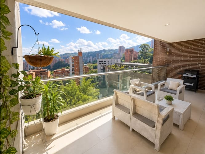 Apartamento de 3 alcobas en arriendo en El Tesoro, Medellín, 180 m² · foto 16 de 21