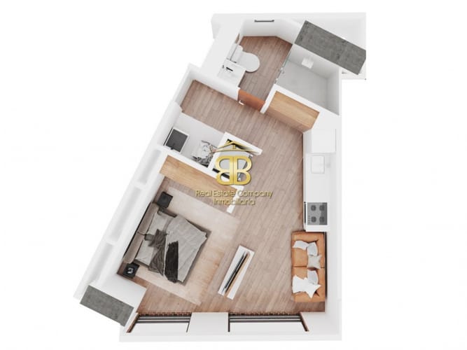 Apartamento de 1 alcoba en venta en Sears, Bogotá, 36 m² · foto 23 de 23