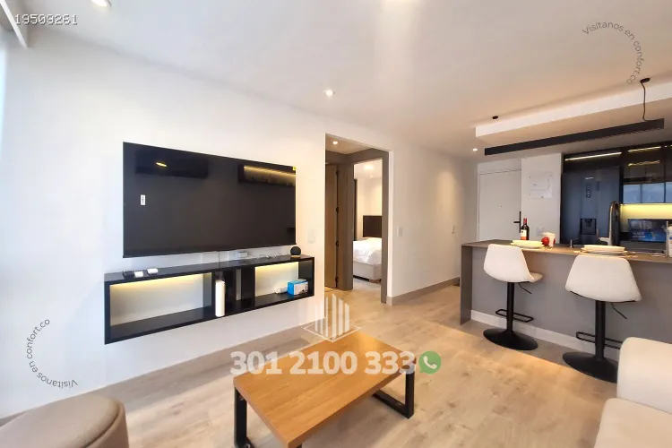 Apartamento de 2 alcobas en arriendo en La Aguacatala, Medellín, 60 m² · foto 2 de 18