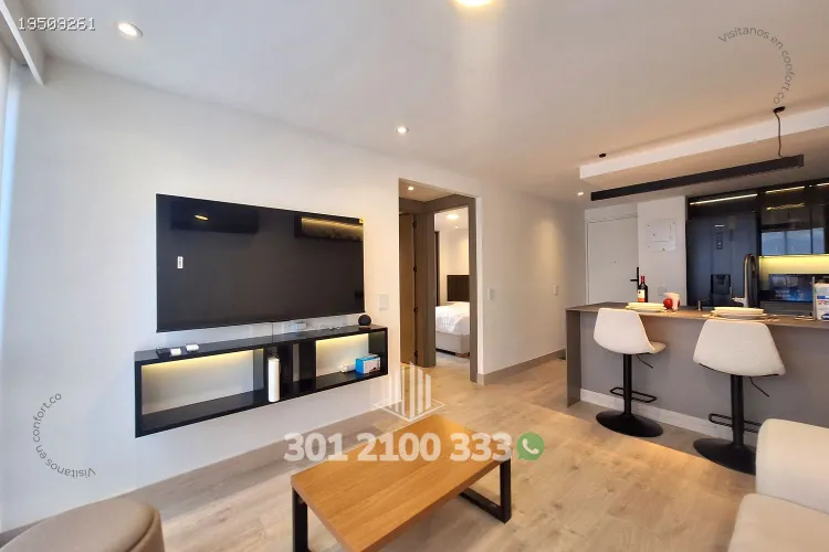Apartamento de 2 alcobas en arriendo en La Aguacatala, Medellín, 60 m² · foto 3 de 18