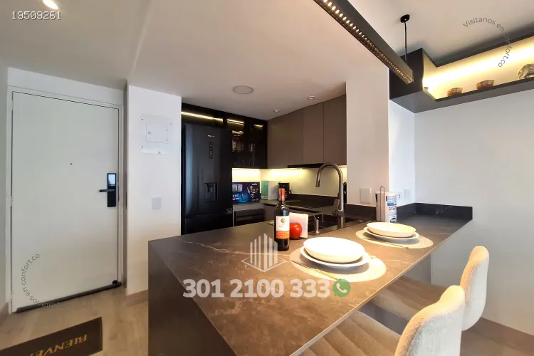 Apartamento de 2 alcobas en arriendo en La Aguacatala, Medellín, 60 m² · foto 6 de 18