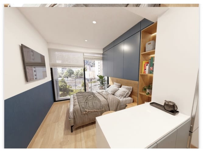 Apartaestudio en venta en Chapinero, Bogotá, 18 m² · foto 2 de 12