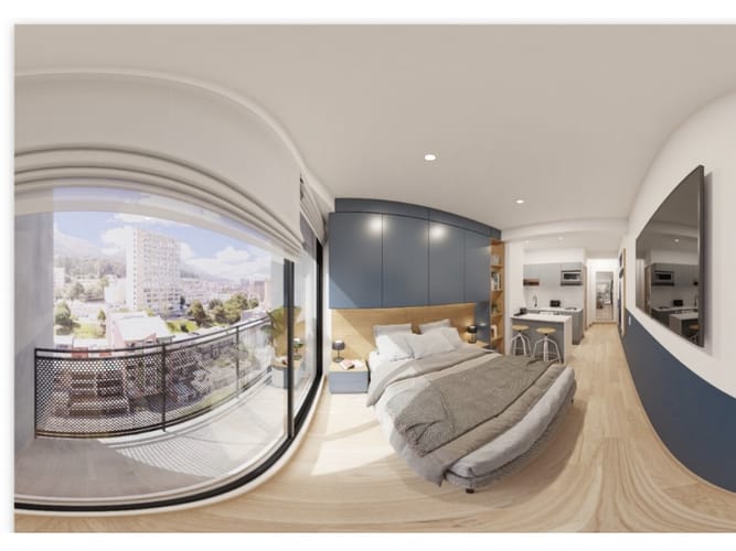 Apartaestudio en venta en Chapinero, Bogotá, 18 m² · foto 5 de 12
