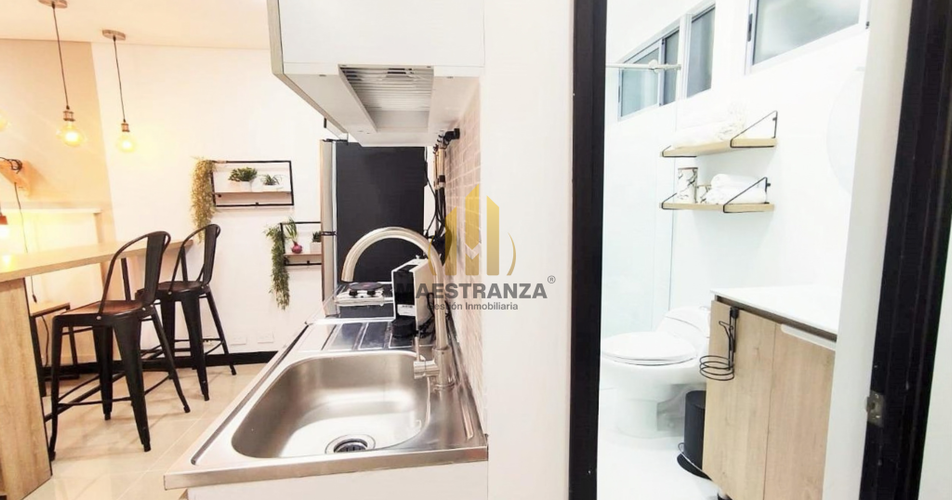 Apartaestudio en arriendo en Provenza, Medellín, 50 m² · foto 8 de 13