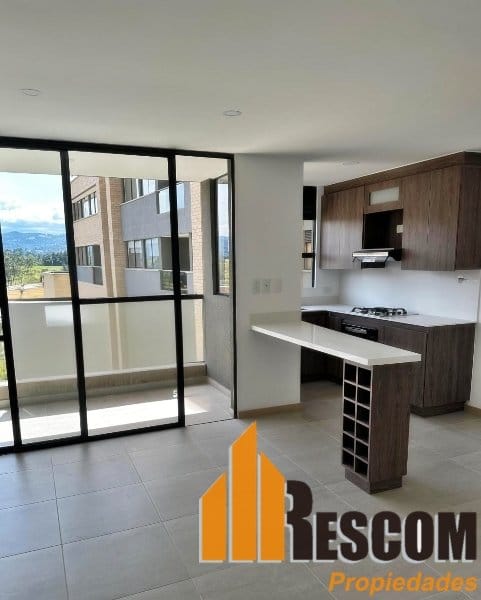 Apartamento de 2 alcobas en arriendo en Barro Blanco, Rionegro, 78 m² · foto 2 de 23