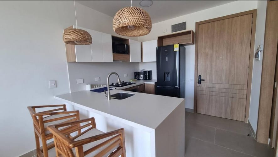 Apartamento de 1 alcoba en venta en Serena Del Mar, Cartagena, 64 m² · foto 4 de 11