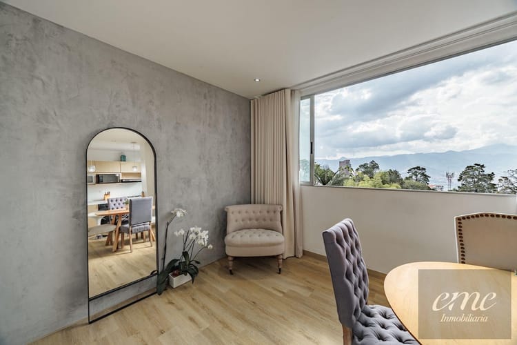 Apartaestudio en arriendo en El Tesoro, Medellín, 51 m² · foto 9 de 24