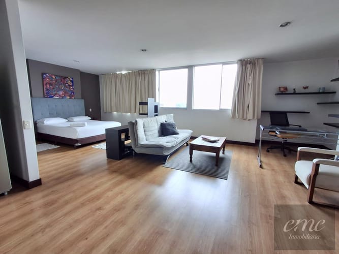 Apartaestudio en arriendo en Oviedo, Medellín, 57 m² · foto 3 de 16