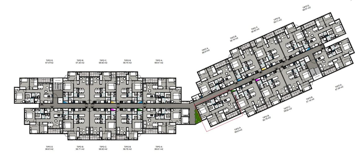 Apartamento de 3 alcobas en venta en Puente Pelaez, El Retiro, 66 m² · foto 3 de 9