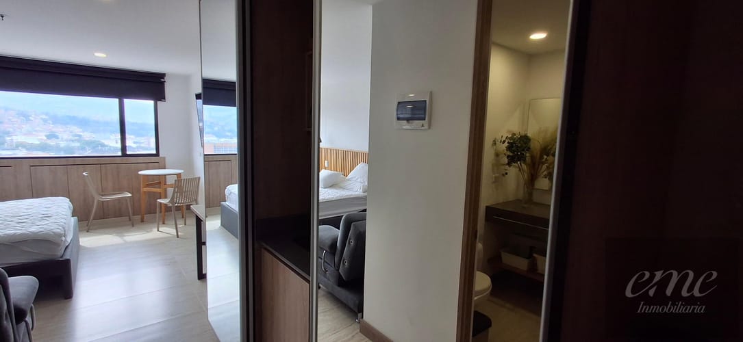 Apartaestudio en venta en Oviedo, Medellín, 27 m² · foto 3 de 24