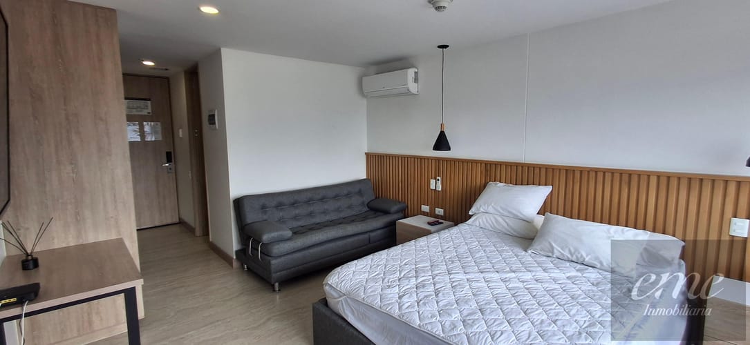 Apartaestudio en venta en Oviedo, Medellín, 27 m² · foto 10 de 24