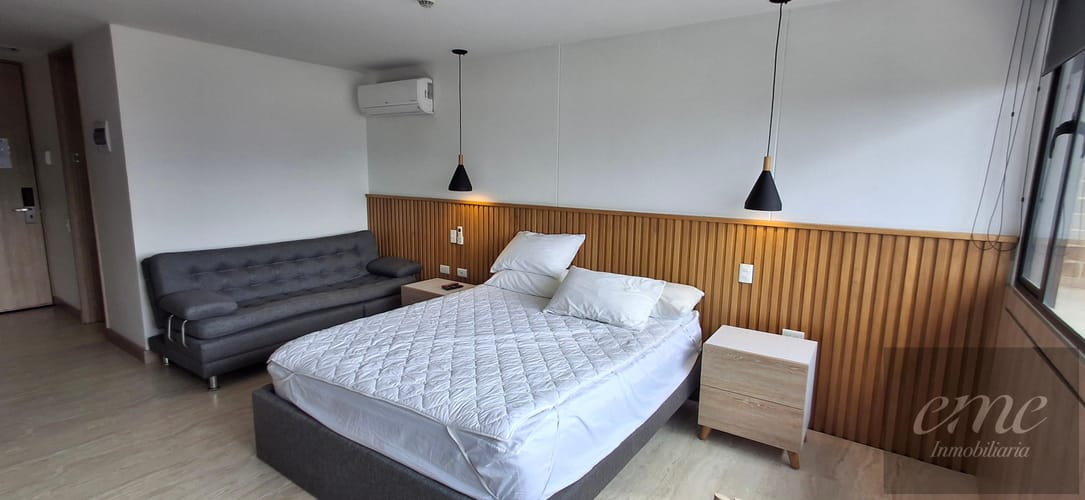 Apartaestudio en venta en Oviedo, Medellín, 27 m² · foto 12 de 24