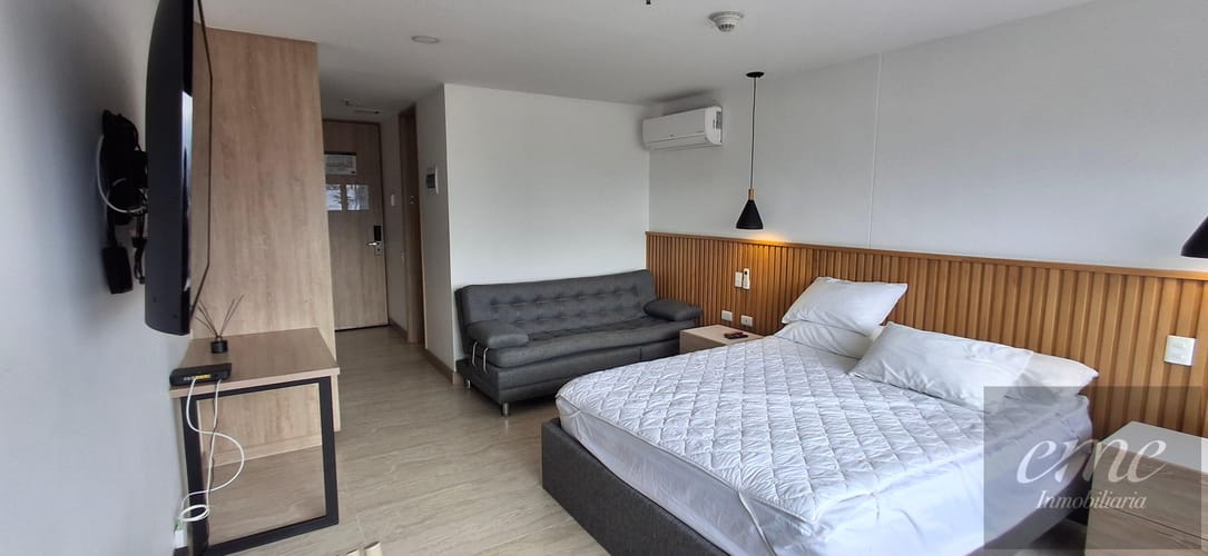 Apartaestudio en venta en Oviedo, Medellín, 27 m² · foto 13 de 24