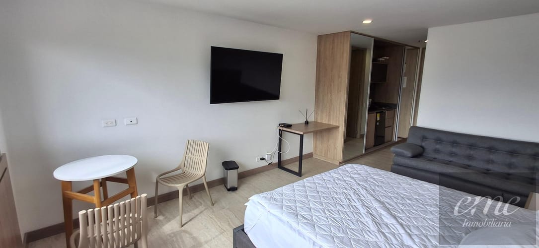 Apartaestudio en venta en Oviedo, Medellín, 27 m² · foto 15 de 24