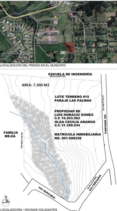Lote en venta en Las Palmas, Envigado · foto 7 de 8