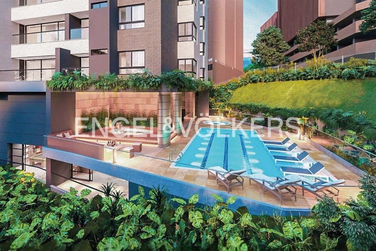 Apartamento de 1 alcoba en venta en Altos Del Poblado, Medellín, 55 m² · foto 5 de 10