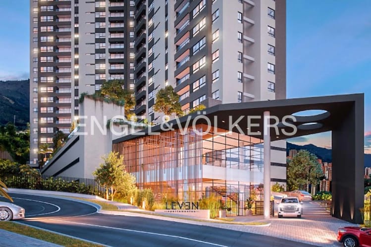 Apartamento de 1 alcoba en venta en Altos Del Poblado, Medellín, 55 m² · foto 2 de 10