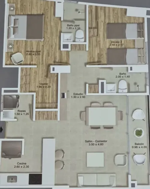 Apartamento en venta en Calasanz Parte Alta, Medellín · foto 22 de 22