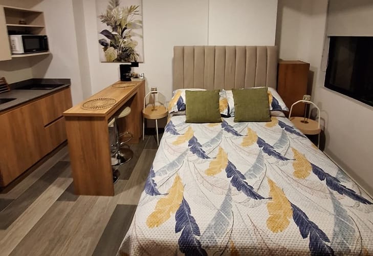Apartaestudio en venta en Florida Nueva, Medellín, 18 m² · foto 7 de 9