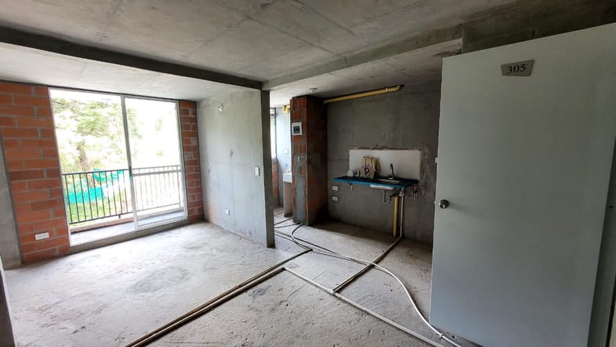 Apartamento de 2 alcobas en venta en El Porvenir, Rionegro, 52 m² · foto 4 de 17