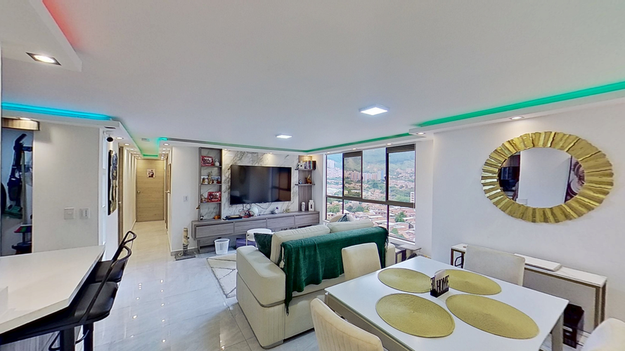 Apartamento de 3 alcobas en venta en Hato Viejo, Bello, 72 m² · foto 5 de 14