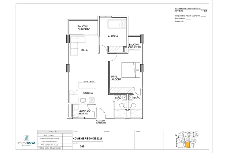 Apartamento de 2 alcobas en venta en La Ceja, 70 m² · foto 11 de 19
